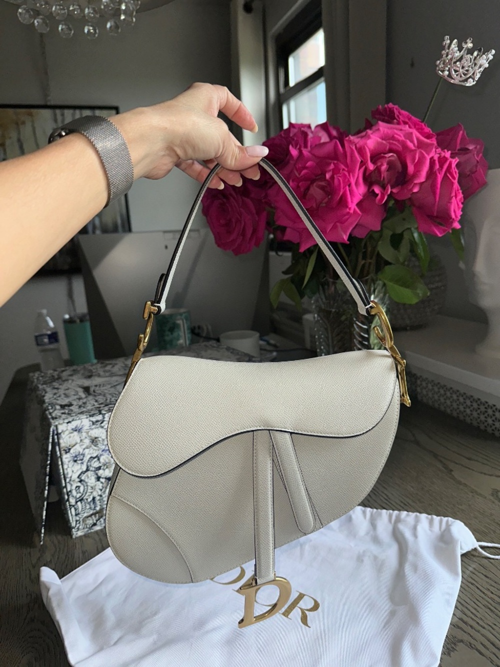 Dior Saddle bag latte - Picture 2 of 13